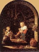 Gerrit Dou The Grocer's Shop oil painting on canvas